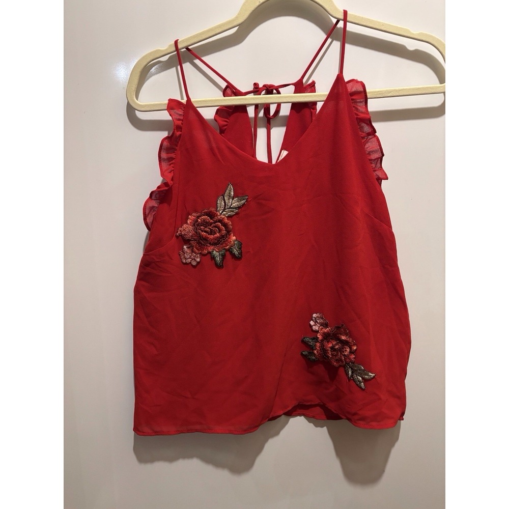Miami red Rose Appliquรฉs XS C30" L15" Rock Fairy Princess Loveโ
